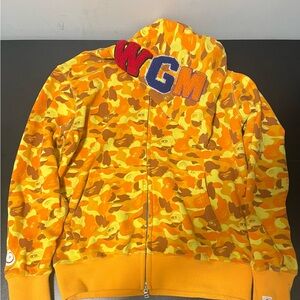 Bape Orange Camouflage Jacket